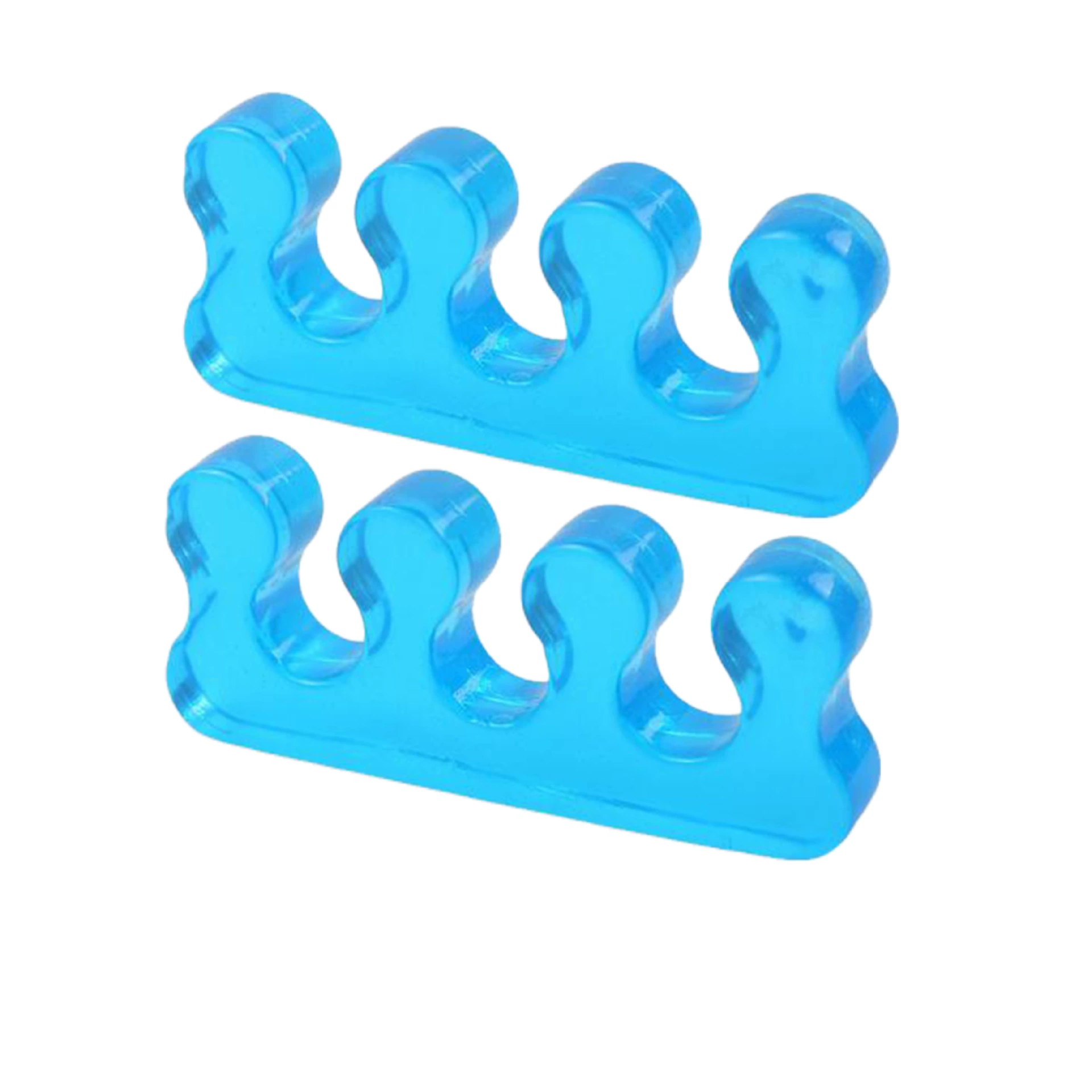 Силиконовый разделитель для пальцев ног с тремя отверстиями, корректор для вальгусной деформации и перекрывающихся пальцев, оптовый ортопедический разделитель для обуви