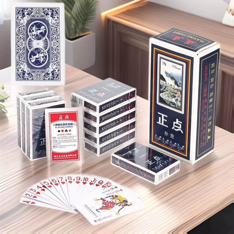 Оптовая закупка покерных карт Laoshengtou Zhengdian Poker Xisheng Poker, 100 колод в коробке, заказы кратны 10.