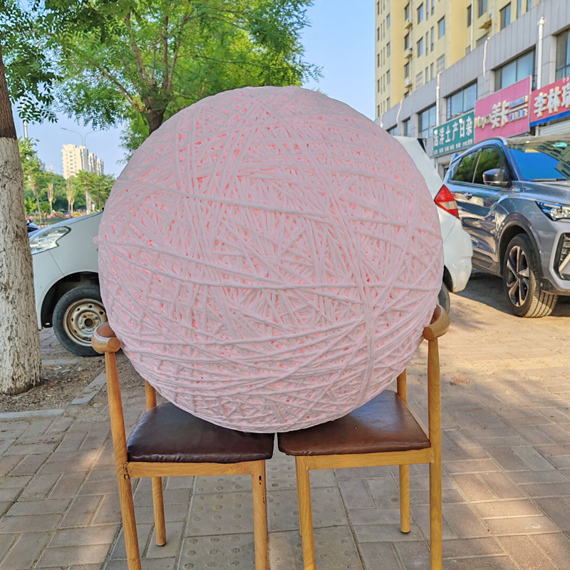 졸업 이벤트 장식 아이스 바 와인딩 울 볼 웨딩 장식 쇼핑몰 매장 장식 매달린 공 도매