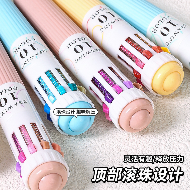 Blue Fruit 60-Color Ballpoint Pen for | Wholesale Plus