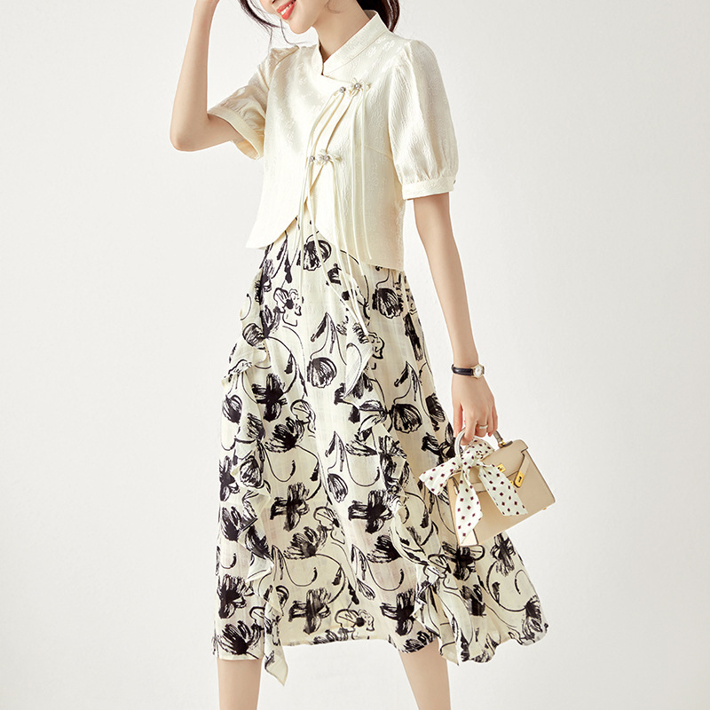 Bộ quần áo mặc nhà nữ cotton tay ngắn mùa hè — 2411401 - Hạnh chi tiết 7