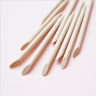 Nail art tools orange stick wooden stick dead skin push double-headed drill stick cleaning nail polish 6.5cm