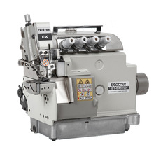 电脑小嘴包缝机自动上领四线包边机圆领设备锁边机上t恤圆领机器