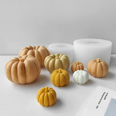 嘉匯美3dかぼちゃシリコン金型ハロウィーン装飾品DIYかぼちゃ香薫ろうそくチョコレート金型