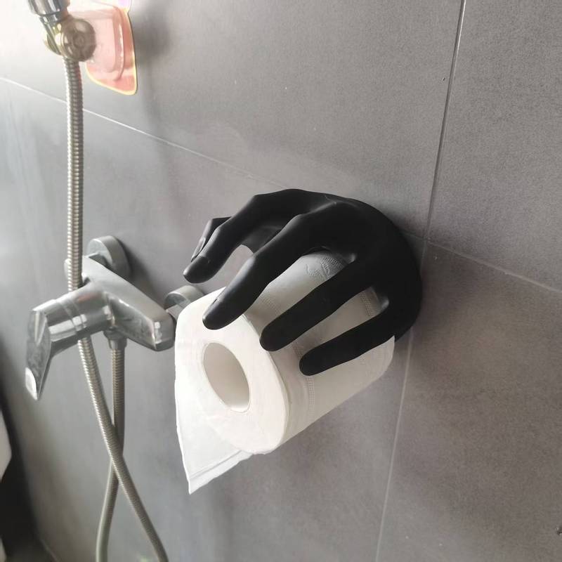 クロスボーダー面白いトイレットペーパーホルダーロボットトイレットペーパーホルダー|undefined