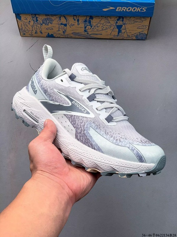 貿易クロスボーダー Brooks ブルックス Cascadia 18 新しいクッション性と通気性のあるクロスカントリー ランニング シューズ 36-46|undefined