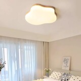 Кремовый потолочный светильник для гостиной, японский комнатный светильник для спальни, комфортный световой спектр, защита глаз