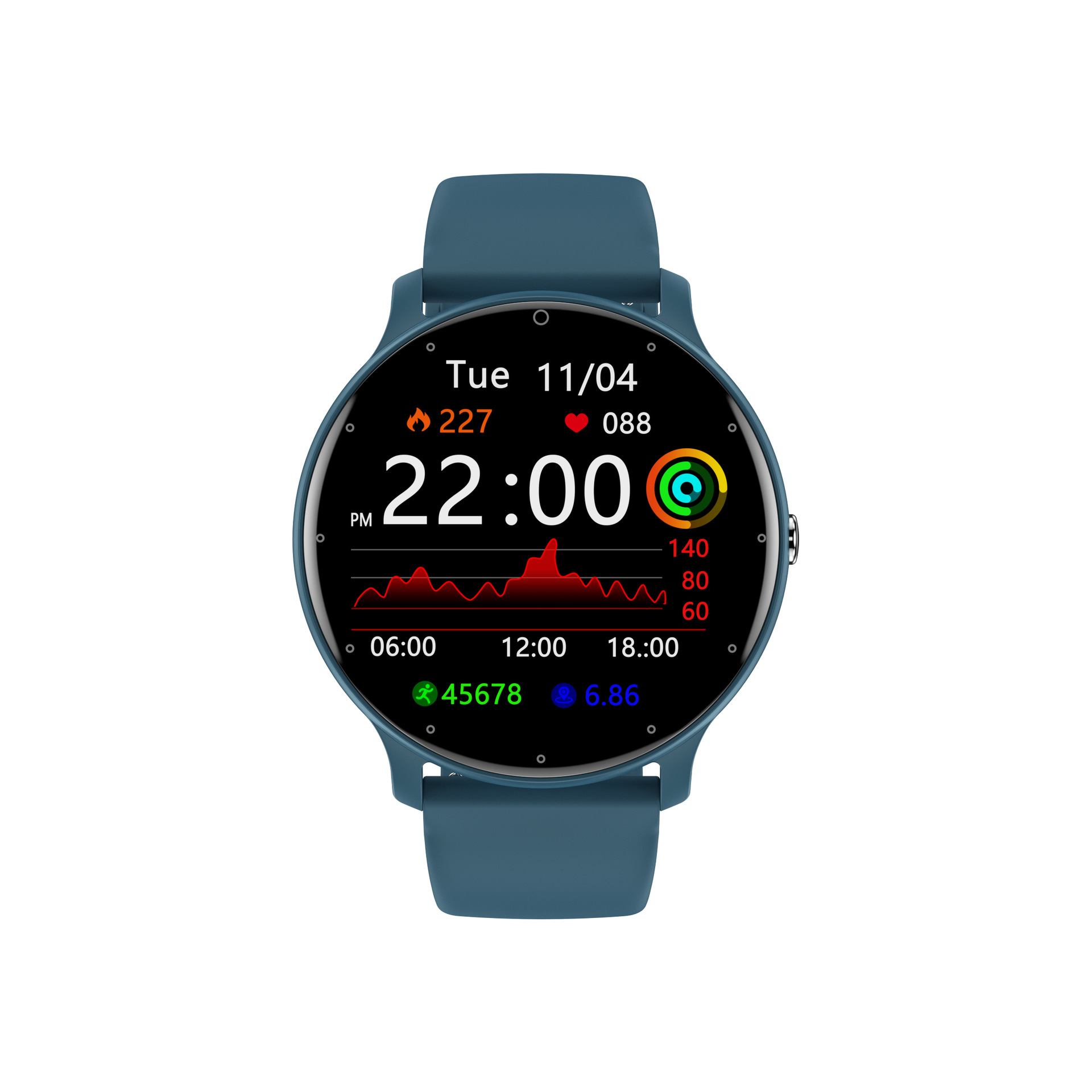 Reloj inteligente deportivo transfronterizo ZL02D Bluetooth información de llamada empujada monitoreo de salud Huaqiang North Bluetooth reloj