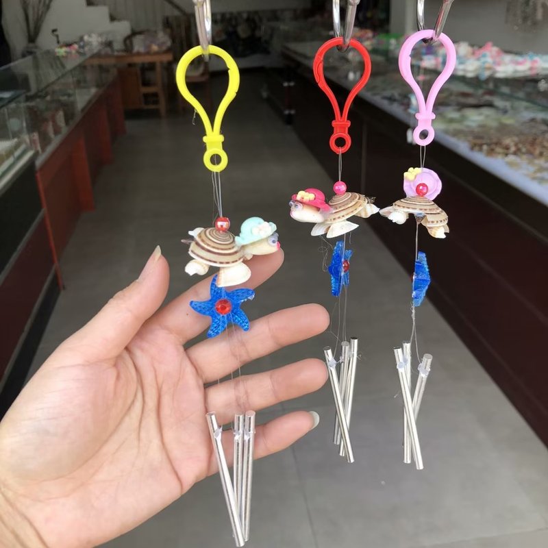 天然サザエ貝殻風鈴工芸品の飾り飾り|undefined