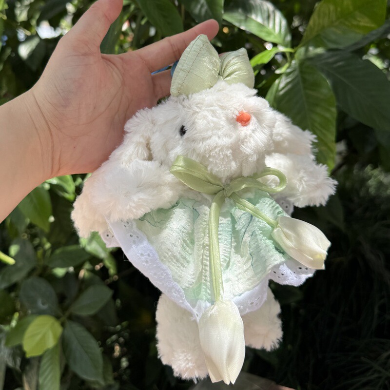 クリエイティブでかわいい垂れ耳ボニーウサギのドレスアップDIY大きなスカート超妖精垂れ耳ウサギのぬいぐるみ吊り下げ装飾品クロスボーダー用|undefined