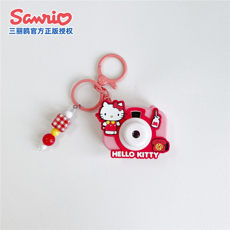 正版凯蒂猫hellokitty钥匙扣日常投影相机包包挂件卡通饰品小玩具|undefined