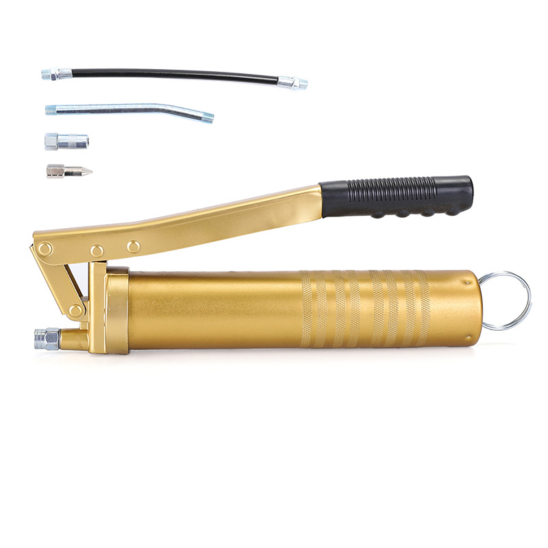 比博新款注油拉链黄油枪手动超小高压注油器单压杆汽车专用黄油枪