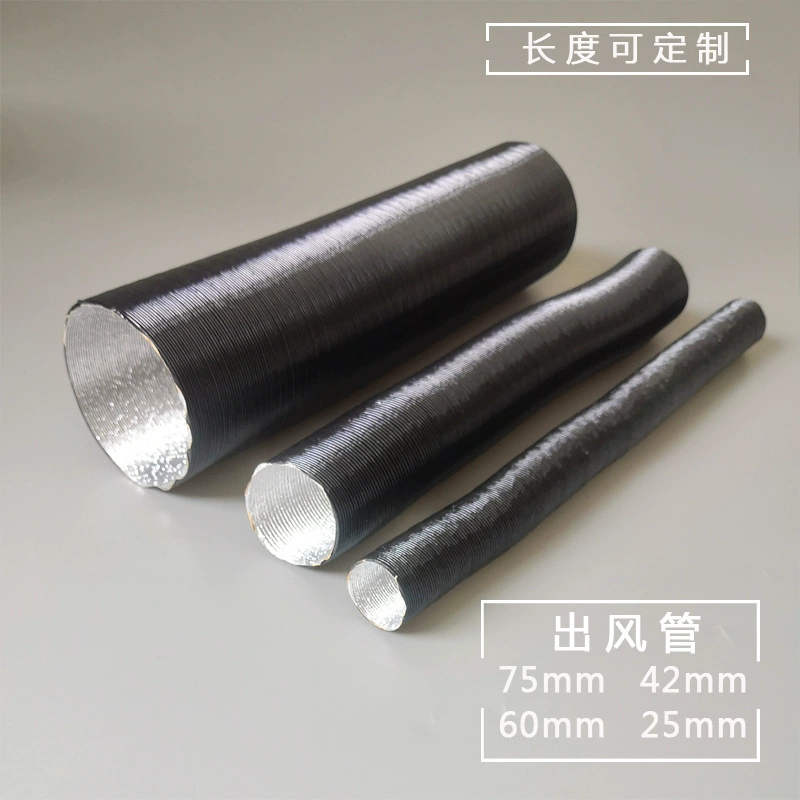 Труба выхода воздуха стояночный подогреватель Аксессуары Выдвижная рифленая труба выхода воздуха подогреватель воздуха изоляция трубы алюминиевой фольги