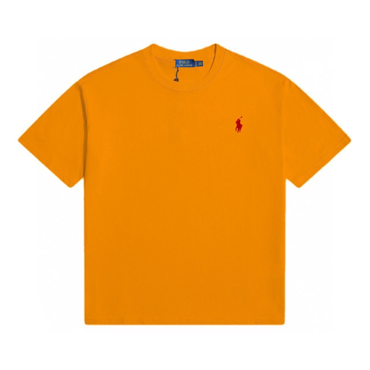 Orange-red label