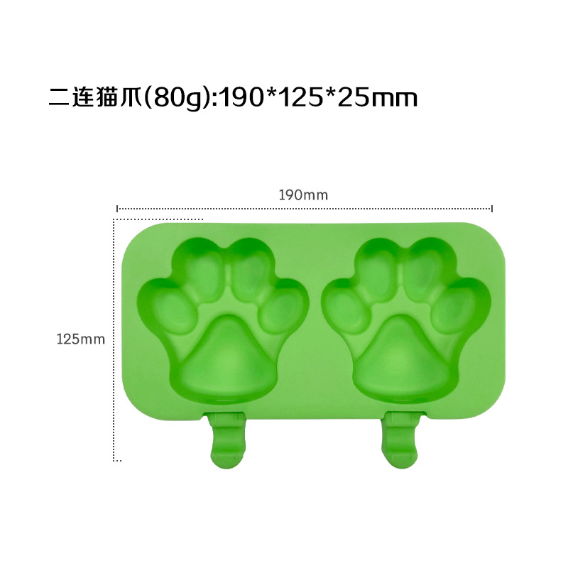 Molde de helado casero helado pudín elíptico helado viejo helado molde de helado con palo y cubierta en stock