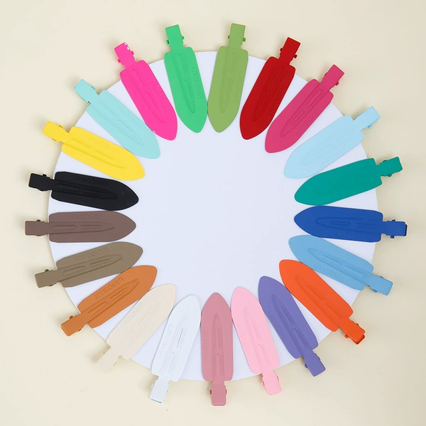 Rubber paint leaf clips 10 pieces per pack (mixed colors)