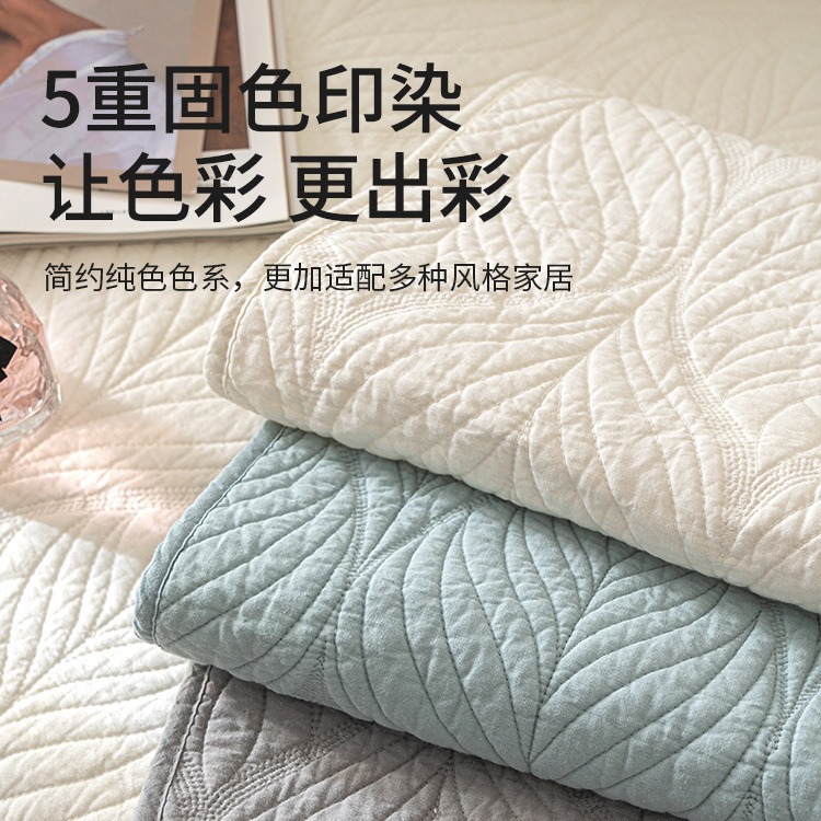 Algodón simple almohadilla de sofá cuatro estaciones de algodón universal antideslizante almohadilla de asiento toalla simple cubierta de sofá moderno