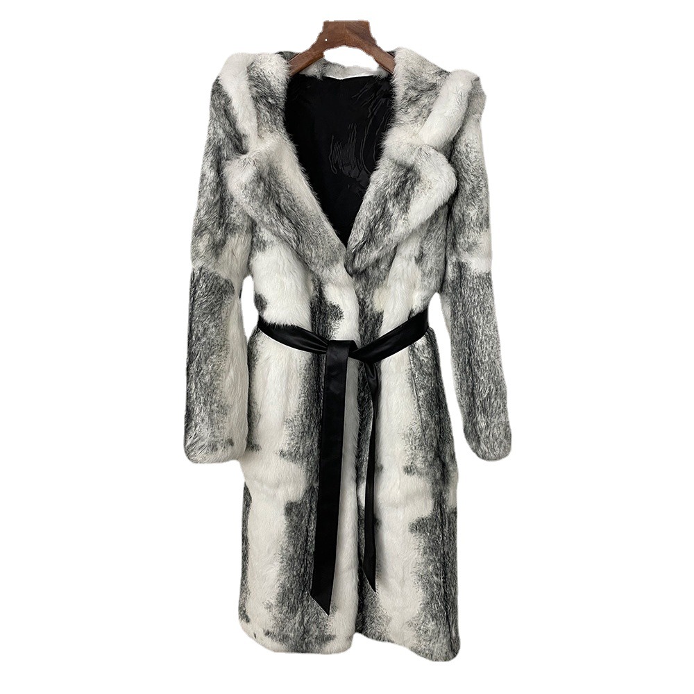 Dámske oblečenie dámska zimná móda teplý kožuch s kapucňou dámsky kožuch_voghion.com