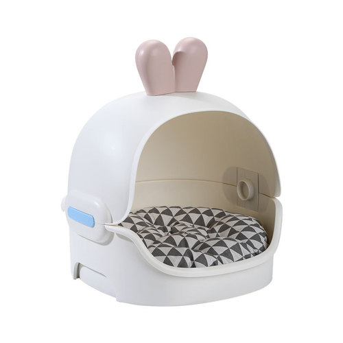 Factory-provided cat house, four-season universal semi-enclosed cat villa, washable winter warm dog bed, pet supplies