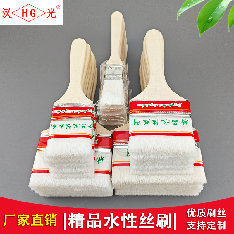 Wooden Handle Water Silk Brush, Special Brush for Water-Based Paint, Latex Paint, Soft Bristle Brush, Wood Wax Oil Brush, Water-Based Wool Brush Wholesale Wooden Handle Water Silk Brush, Special Brush for Water-Based Paint, Latex Paint, Soft Bristle Brush, Wood Wax Oil Brush, Water-Based Wool Brush Wholesale