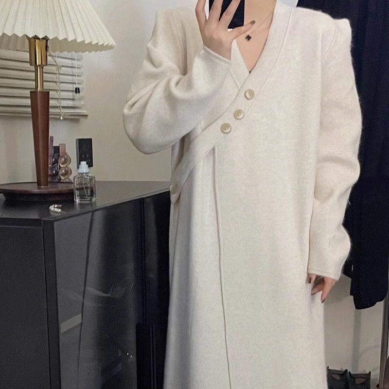 Demi-season small knitted dress