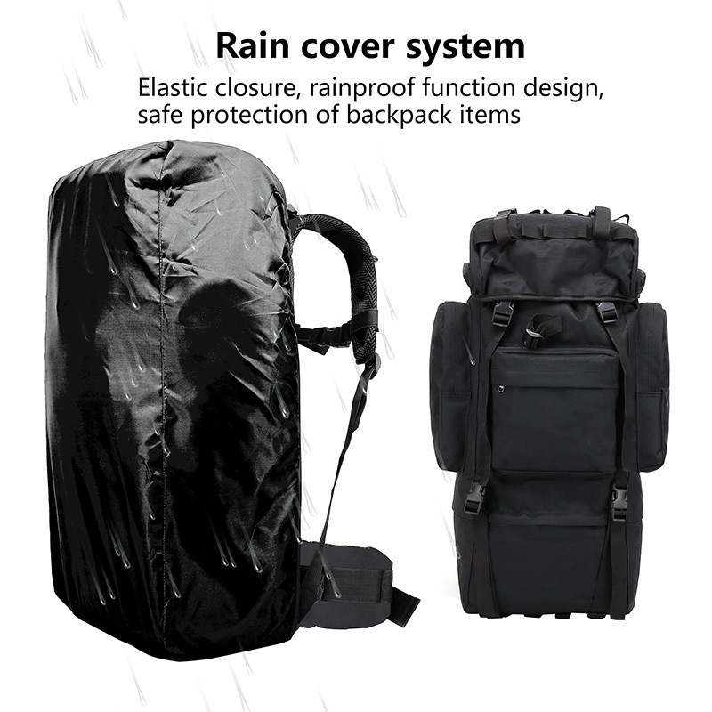 100L bolsa táctica de montaña camuflada mochila de gran capacidad al aire libre hombro impermeable tela de Oxford caminata táctica bolsa de montaña