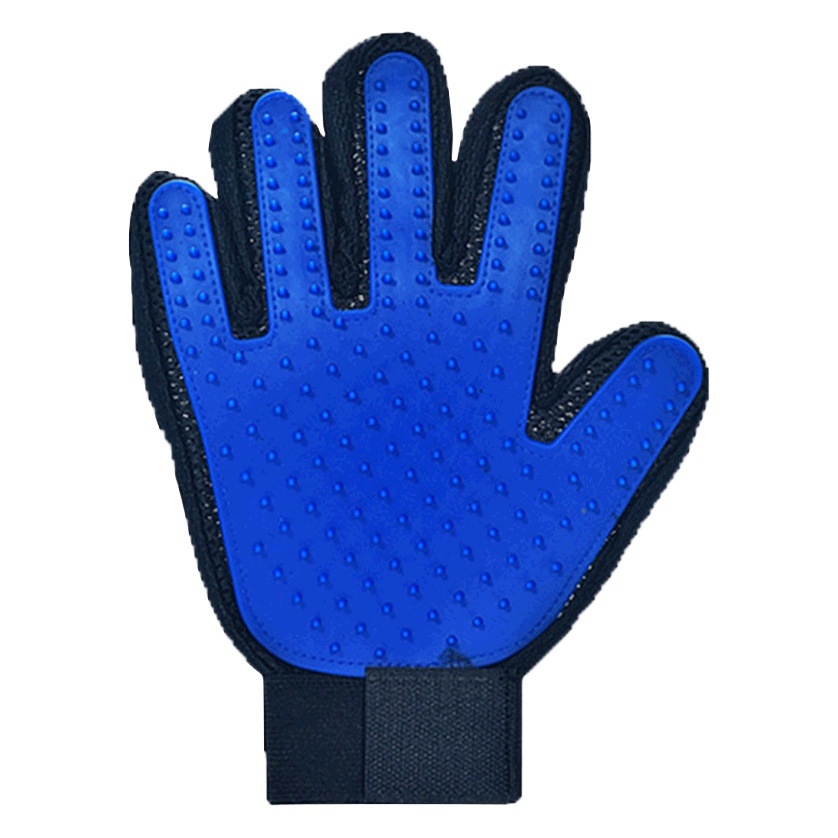 Gato guantes de goma para mascotas limpieza cepillo de depilación mascota belleza depilación guantes gato y perro suministros de baño