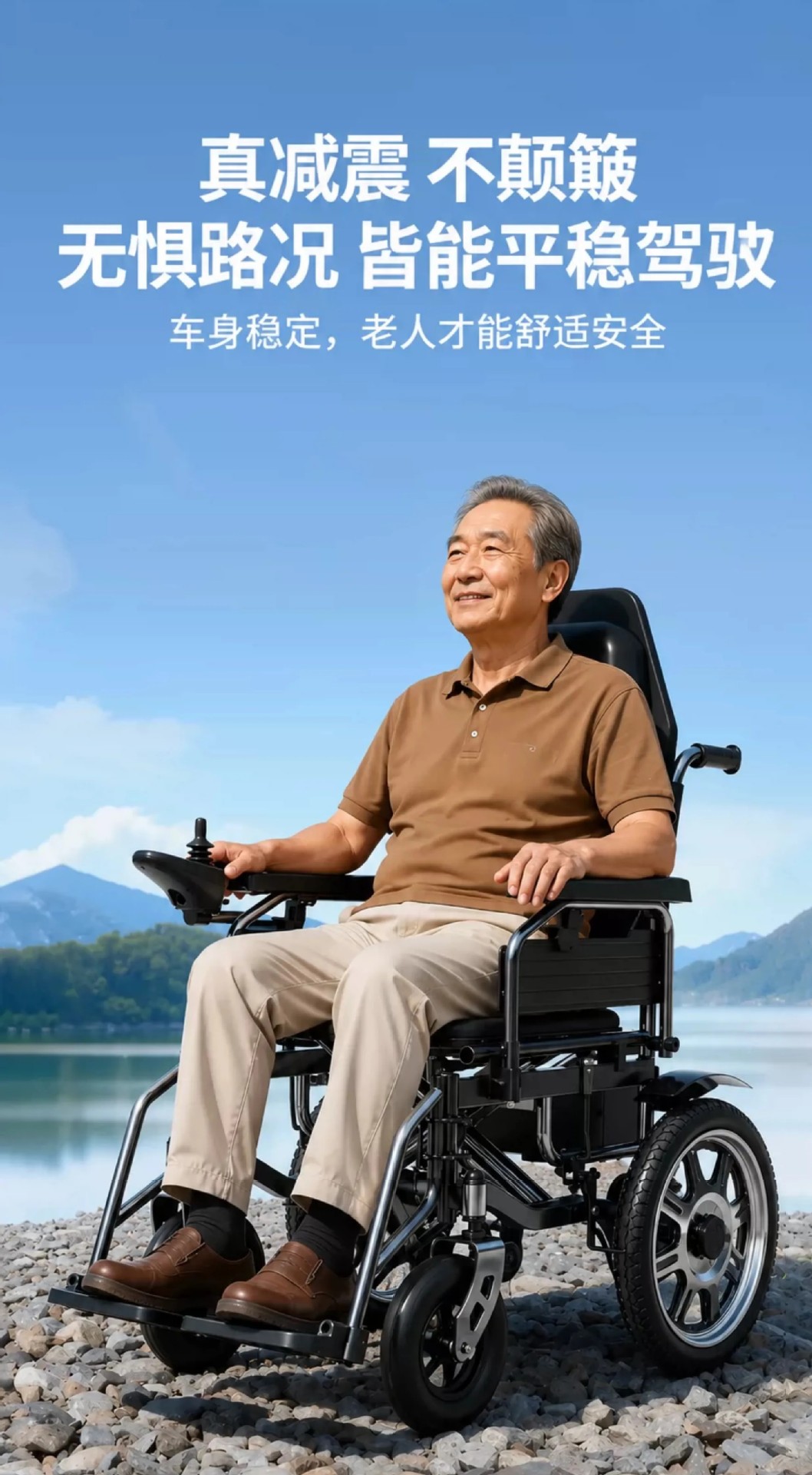 The electric wheelchair can be taken on a plane, it is a new original model, portable and foldable, specially designed for elderly people to use for walking and as a mobility aid