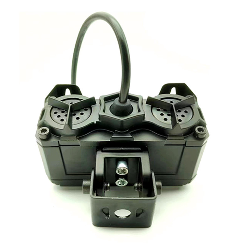 Cross-border car light led spotlight motorcycle two-color strong light headlight electric car ATV modified spotlight 80V