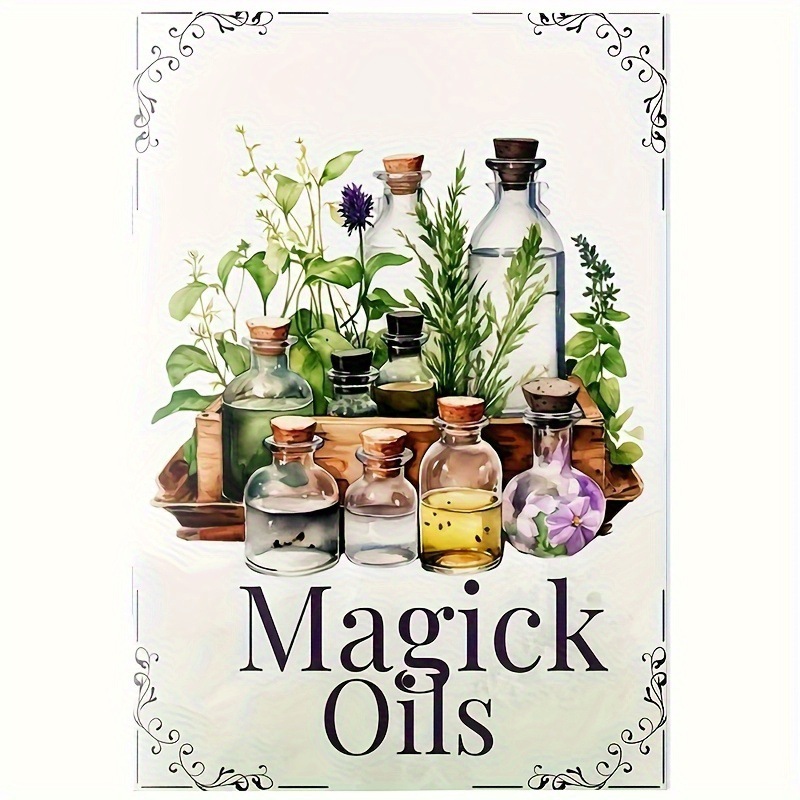 Magical Oils Journal跨境魔法油手册巫术魔法油仪式蜡烛综合指南|undefined