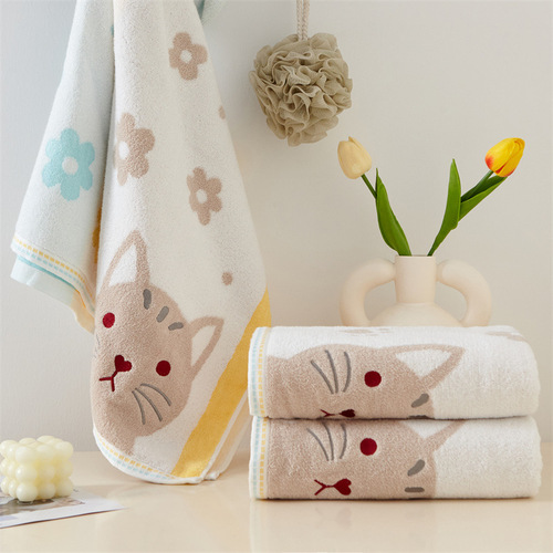 Baihua Towels-Factory direct sales support drop shipping cotton cat towels