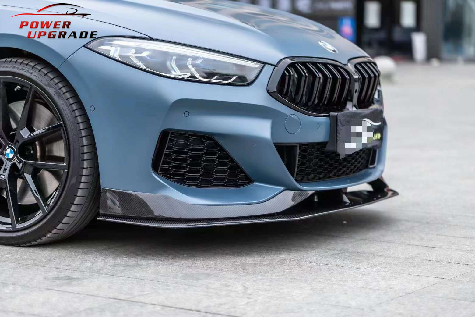 Suitable for BMW 8 Series G14 G15 G16 upgraded AC dry carbon fiber modification kit: front lip, side skirts, rear spoiler, rear lip