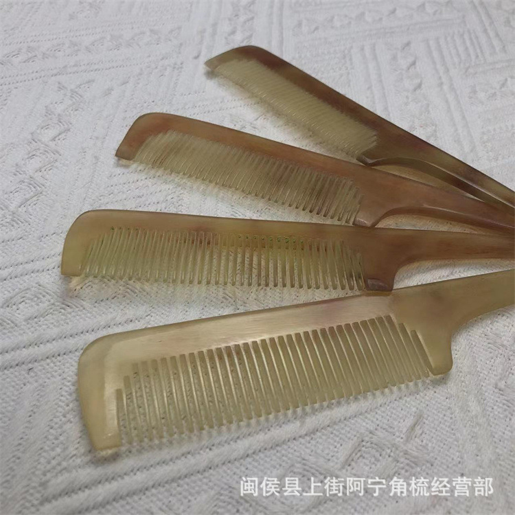 Horn Comb Rat Tail Comb 18cm Fine Tooth Styling Comb for Parting Sectioning and Braiding Hair specifications