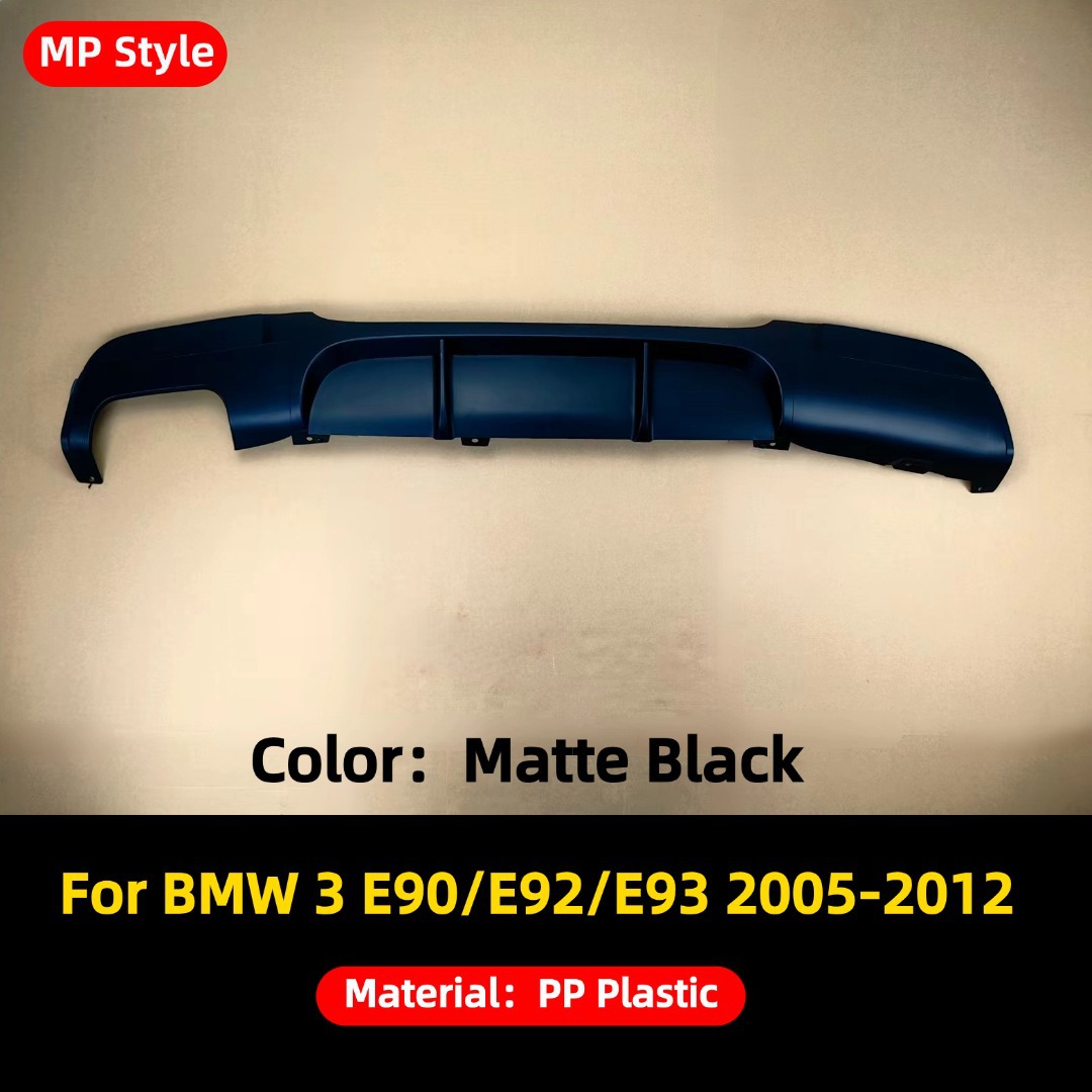 Suitable for Bmw 3 Series 05-12 E90E92E93 Modified Mp Model Bilateral Single Outlet/Double Outlet Rear Spoiler Surround