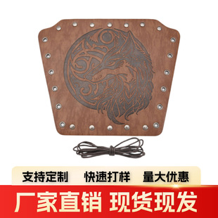 New Nordic Viking Embossed Wolf Head Wrist Guard Medieval Knight Retro Hand COSPLAY Stage Props