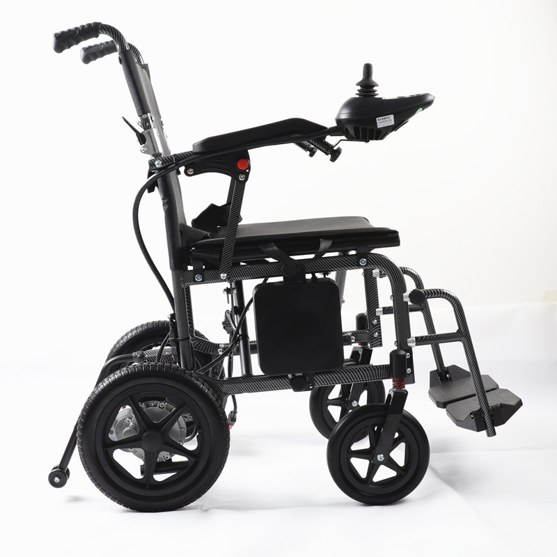Factory direct sale can be on the plane electric wheelchair for the elderly scooter ultra light folding elderly disabled