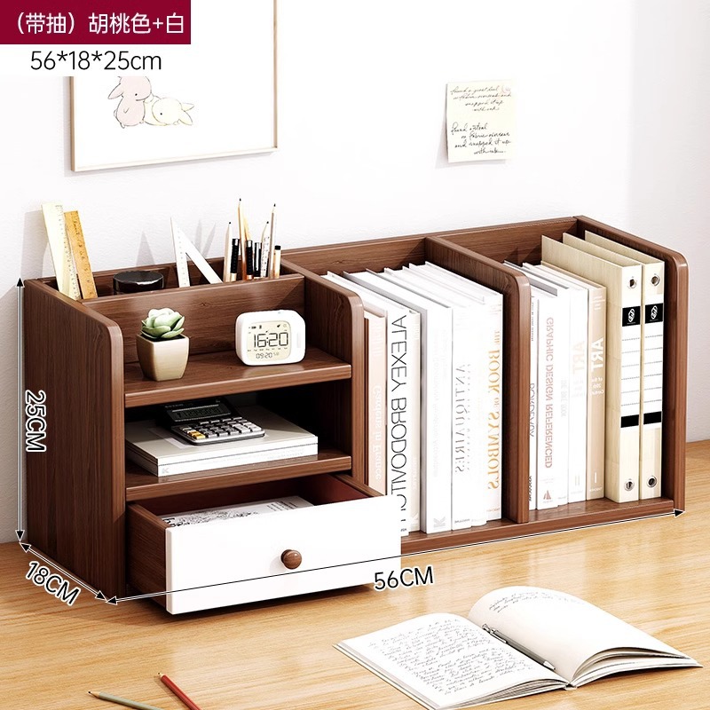 Estante de escritorio de escritorio estante de almacenamiento estante de archivos de escritorio estante de capas simple estante de almacenamiento de libros de escritorio