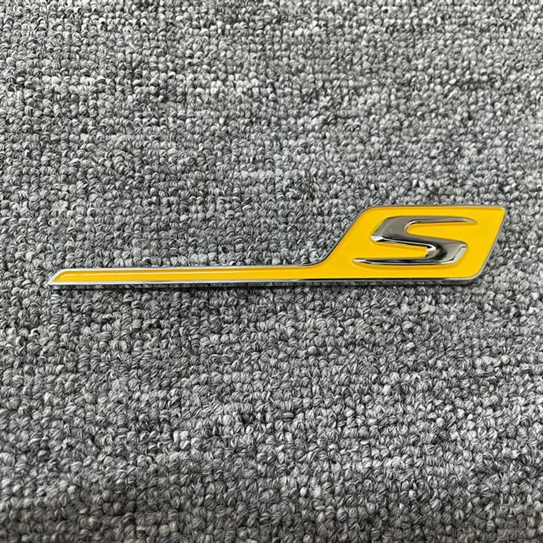 Mercedes-Benz A-Class, E-Class, C-Class, GLA, GLC, GLE car emblem modification, C63S, A45S, CLA45S rear tail emblem car sticker
