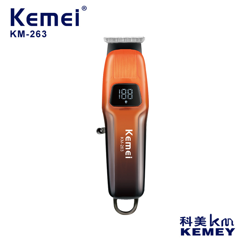 Corte de pelo eléctrico KM - 263 mini corte de pelo, corte de pelo digital, corte de pelo especial, corte de pelo eléctrico al por mayor.