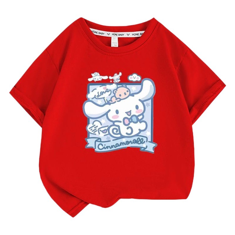 Yugui ropa para perros Camiseta de manga corta para niñas perro de oreja grande estilo occidental verano 2023 suelta media manga superior ropa para niños 9