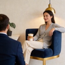 轻奢不锈钢餐椅现代简约酒店餐厅咖啡厅金色休闲椅金色布艺沙发椅