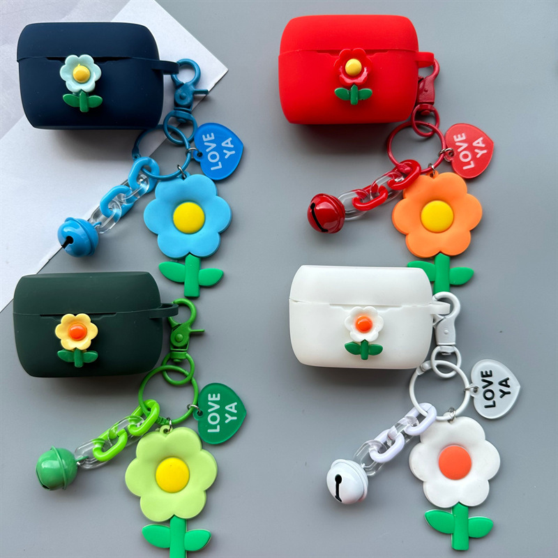 For Jabra Elite2/3 Wireless 5 Bluetooth Headset 4 Protective Case Cartoon 8 Active Soft Case