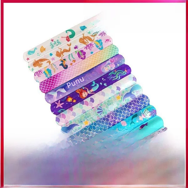 Strictly Select New Mermaid Snap Ring Amazon Non-Infringement Element Pattern Children's Toy Snap Ring Bracelet