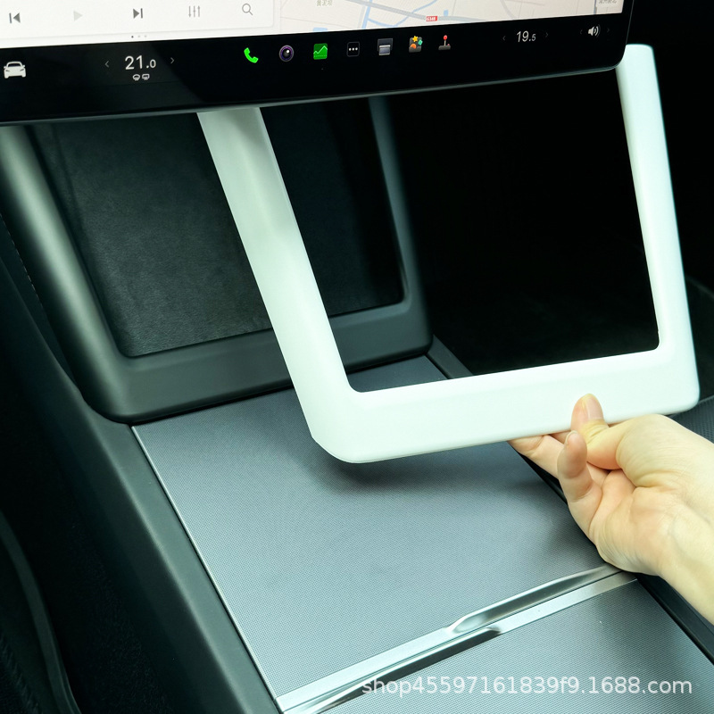 Suitable for the New Version of Model Y/3 Central Control Side Decorative Strips Interior Modification Parts Central Control Side Decorative Strips