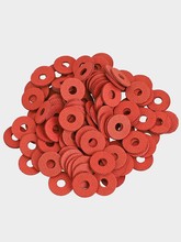 钢纸垫圈绝缘螺丝5M4M2红红M3平垫片垫片M2快巴红色纸垫其他