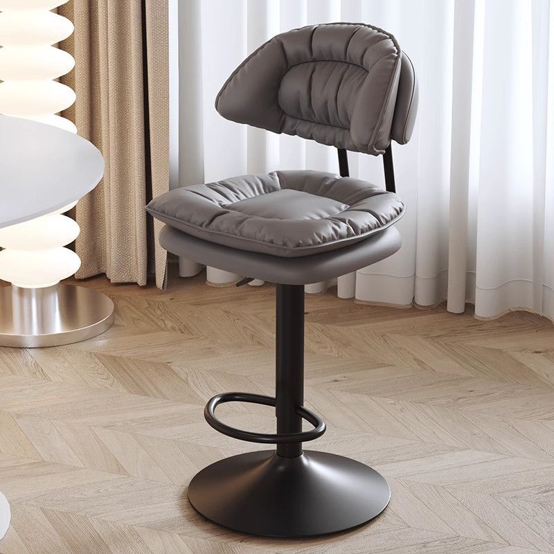 Bar Chair, Bar Chair, Front Desk Cashier Swivel Chair, High Stool, Home Beauty Salon Backrest Swivel Chair, Liftable