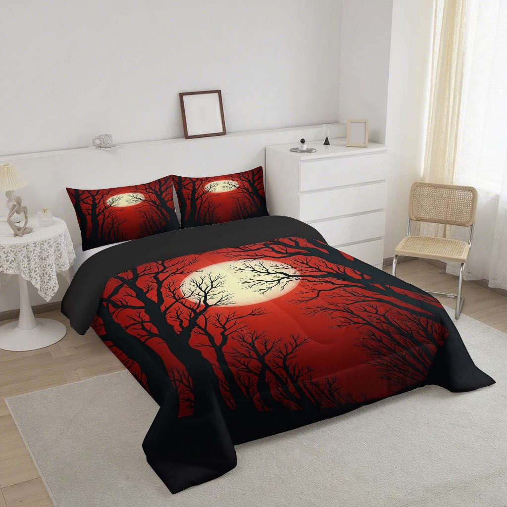 TEMU / JIT Silent Forest Transfrontier 3D Digital Printing 180gms Colchón Colchón Set para diseñar