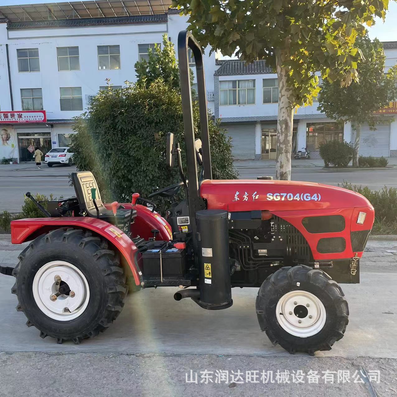 四川果园大棚王704拖拉机 四驱四轮拖拉机 80马力大棚王拖拉机