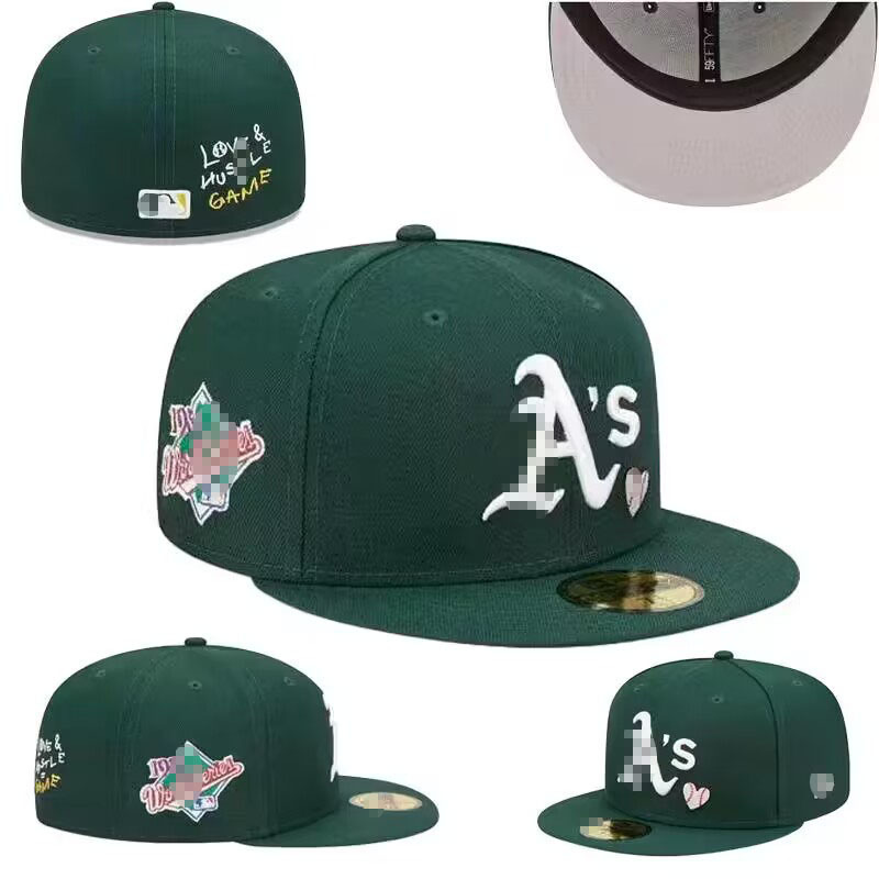 外国貿易の新しいクローズドキャップ男性と女性のヒップホップ刺繍サイズキャップ MLB 野球帽屋外日焼け止め防風帽子|undefined