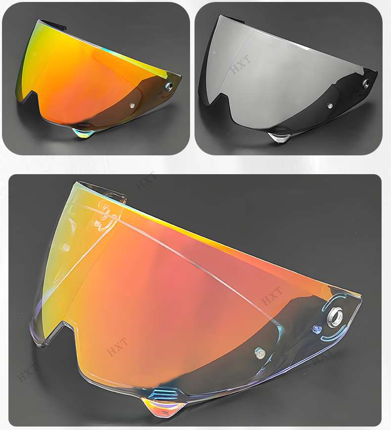 Helmet Lenses Are Compatible with Ruroc Atlas3.04.0, Windproof, Sandproof, Waterproof, and Color-Changing, Suitable for Day and Night Use, Helmet Accessories